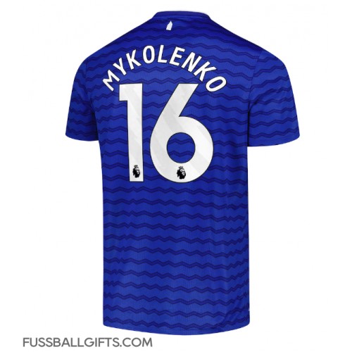 Everton Vitaliy Mykolenko #16 Fußballbekleidung Heimtrikot 2025-26 Kurzarm